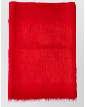 MM6 by Maison Margiela Mohair Gloves - Red