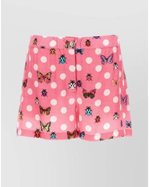 Versace Regular-Fit Short Shorts - Pink