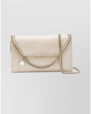 Stella McCartney Falabella Chain Wallet Shoulder Bag - Natural