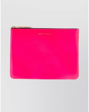 Comme des Garçons Leather Purse - Pink