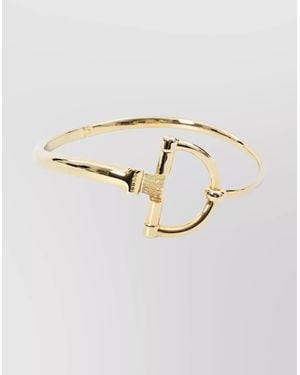 Gucci Choker Necklace Featuring Half Horsebit Design - Natural