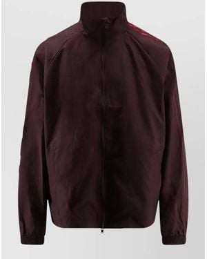 Y-3 Lightweight High Collar Jacket Elastic Cuffs - Brown
