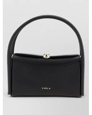 Furla Nicole Mini Bag Detachable Strap Top Handle - Black
