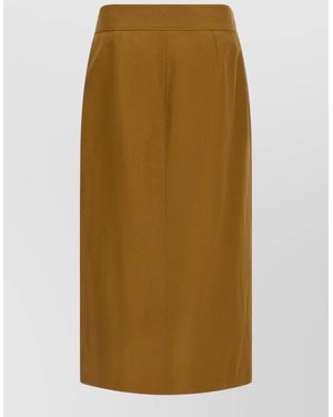 Alberto Biani Wrap Skirt - Natural