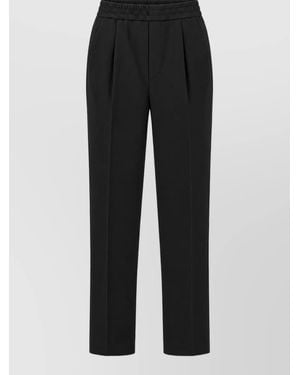 ZEGNA Loose-Fit Trousers - Black