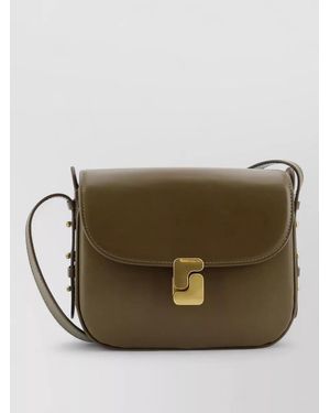 Soeur Mini Leather Crossbody Shoulder Bag - Multicolor