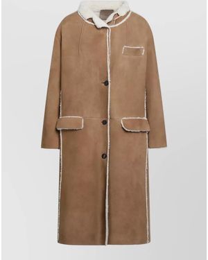 Prada Fitted Jacket - Natural