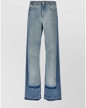 Stella McCartney Cotton Wide-Leg Jeans - Blue