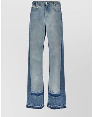 Stella McCartney Wide-Leg Jeans With Contrasting Panels in