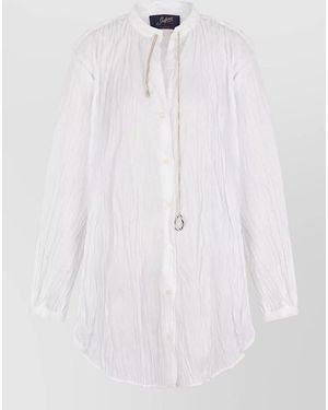 The Seafarer Liona Shirt Chain Detail Long Sleeves - White