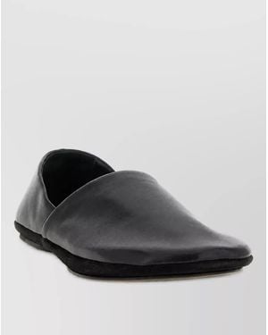 Lemaire Leather Slipper Loafers - Black