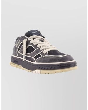 Axel Arigato Low-Top Suede Sneakers Featuring Logo Detail - White