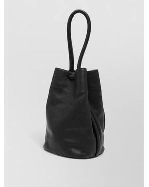 Uma Wang Leather Small Shoulder Bag - Black