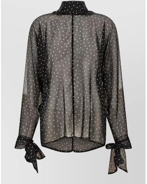 P.A.R.O.S.H. Pioggia Blouse - Black