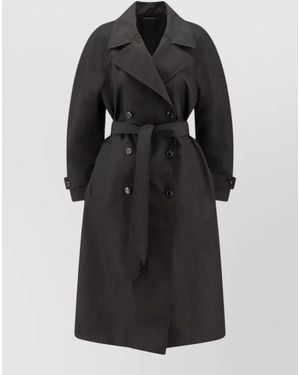 Moncler Genius Double-Breasted Trench Coat - Black