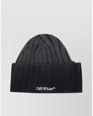 帽子 off-white arrows beanie black Off-White Black Classic Beanie Off-White
