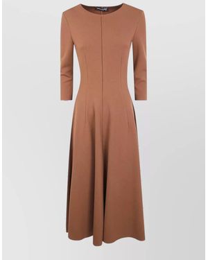 DR. HOPE Midi Dress - Brown