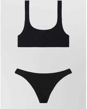 MC2 Saint Barth Naima Naomi Bikini Scoop Neckline High Cut - Black