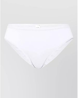 CALIDA Seamless High Cut Underwear Elastic Waistband - White