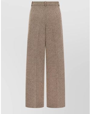 Circolo 1901 Wide-Leg Pants - Natural