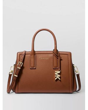 Michael Kors Leather Bucket Bag - Brown