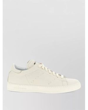 Kiton Deer Leather Low-Top Trainers - Natural