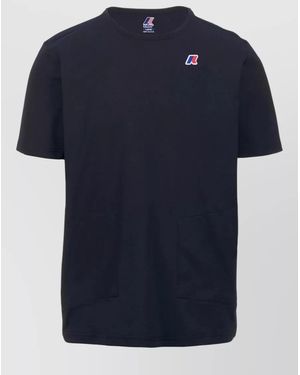 K-Way Travel Cotton Blend Regular Fit Tshirt - Blue
