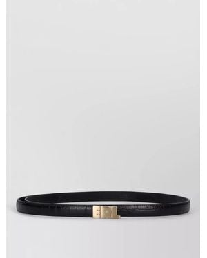 ERL Leather Belt - White
