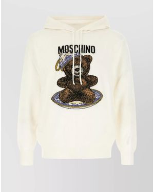 Moschino Wool Hoodie - Natural