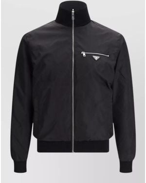 Prada Wool Bomber Jacket - Black