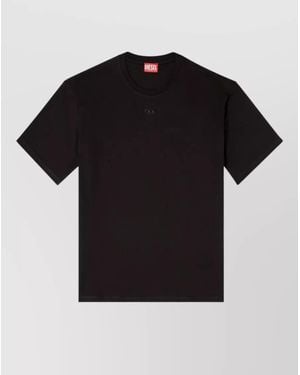 DIESEL Crew Neck T Shirt Short Sleeves - Black