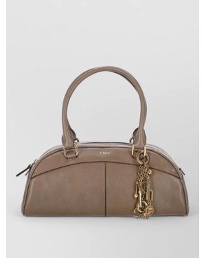 Chloé Bowling Calf Leather Shoulder Bag - Multicolour
