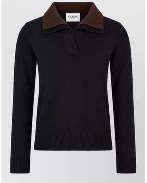 Iceberg Wool Sweatshirt - Black