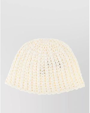 THE GARMENT Crochet Beanie - Natural