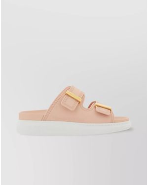 McQueen Oversized Sandals - Natural