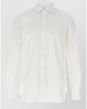 Finamore 1925 Napoli One Shirt Button Down Collar - White