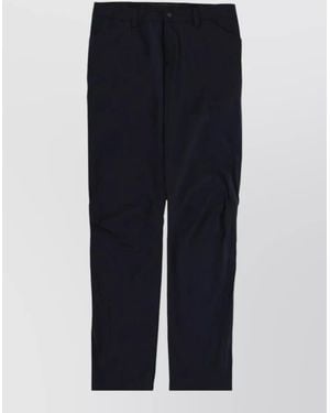 Aspesi Tailored Pants Belt Loops And Pockets - Blue