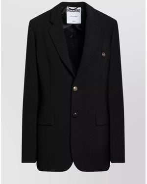 Moschino Single-Breasted Jacket - Black