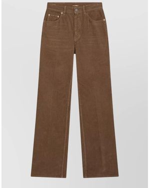 Saint Laurent Denim Jeans - Brown