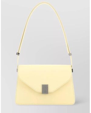 Lanvin Concerto Leather Shoulder Bag - Natural