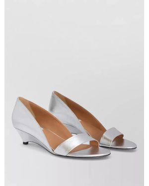 Jil Sander Sandals Open Toe Wedge Heel Metallic Finish - Multicolor