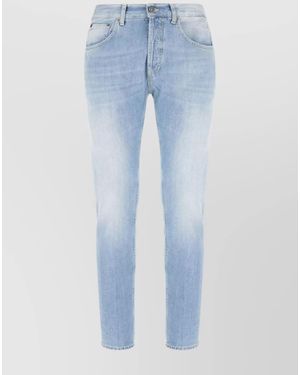 Dondup Denim Straight-Leg Jeans - Blue