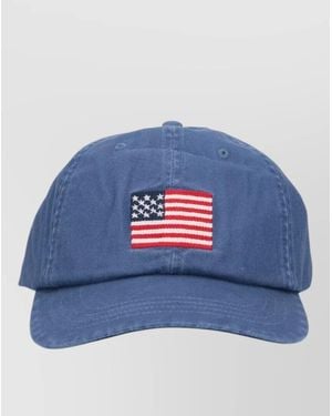 Polo Ralph Lauren Casual Cap Curved Brim Eyelet Vents - Blue