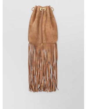 Jimmy Choo Bon Bon Leather Bucket Bag - Natural