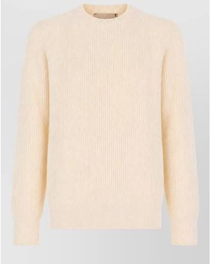 Amaranto Cashmere Wool Sweater - Natural