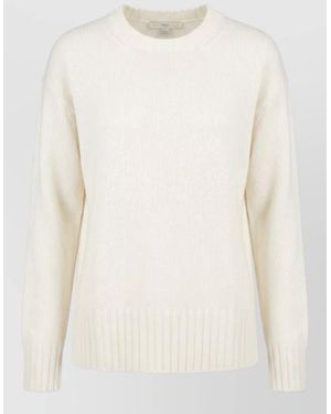 Malo Ribbed Cashmere Sweatshirt - Natural