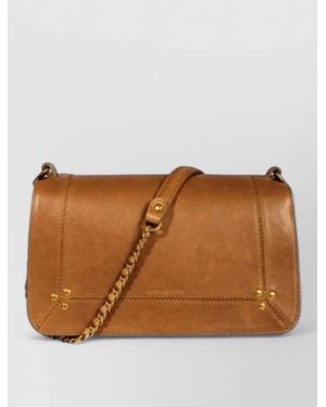Jérôme Dreyfuss Bobi Crossbody Bag Chain Strap - Brown