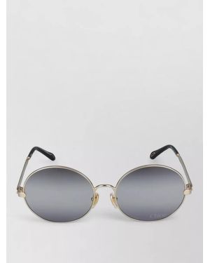 Chloé Sunglasses Round Metal Frame Lenses - Metallic