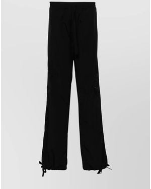MSGM Loose-Fit Pants - Black