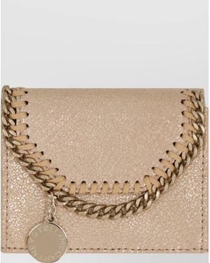 Stella McCartney Tri-Fold Wallet - Natural